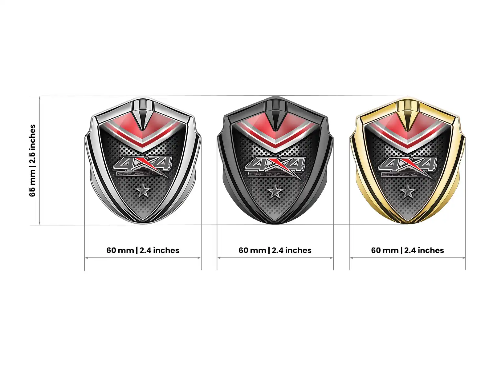 Custom Metal Emblems High-End Design Drift Look